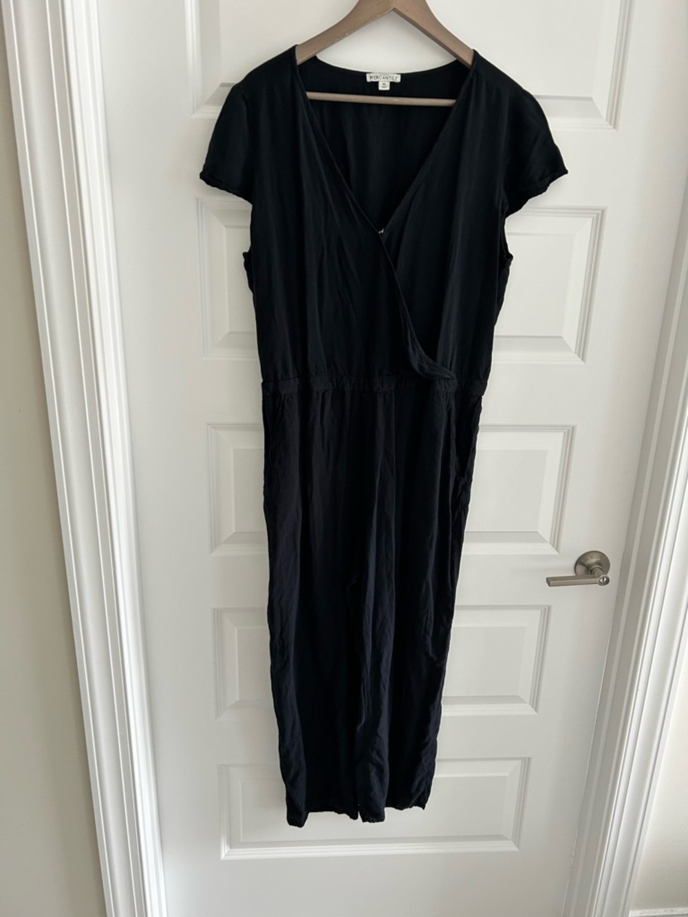 J Crew Black Jumpsuit Size XL